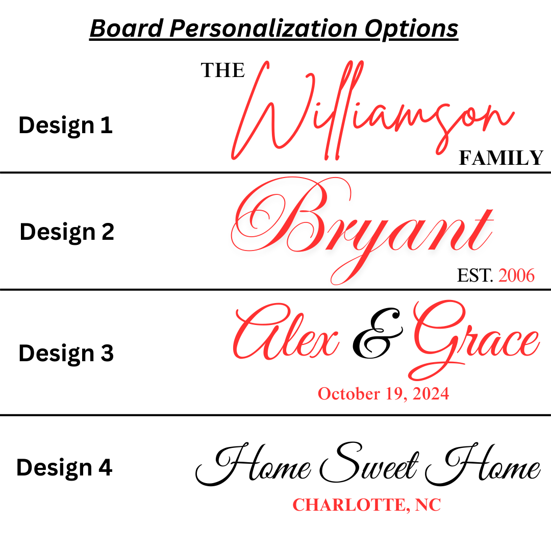 Personalized Marble & Acacia Handle Serving Board Set