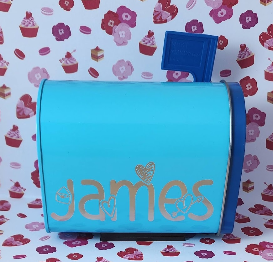 Valentine’s Day Personalized Mailbox